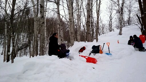 イベント名：旭山の森でふわふわ雪とたわむれて思いっきり遊ぼう
