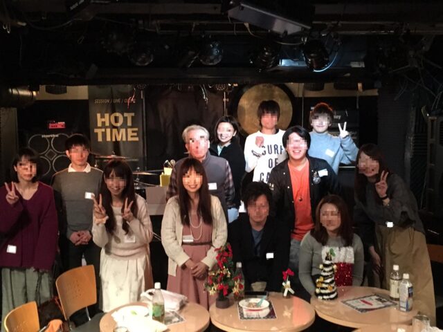 イベント名：友達作りの会～癒しとストレス解消、ライブ付き交流会～