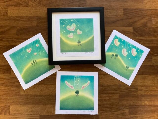 イベント名：英語でパステルアート体験