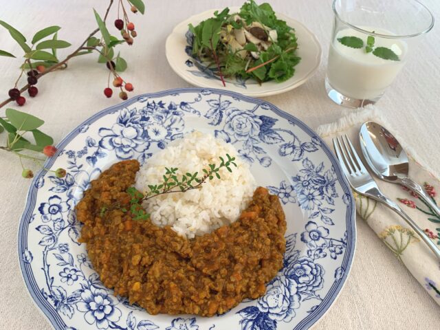 イベント名：季節の特別講座「野菜の甘さたっぷり～ドライカレー」