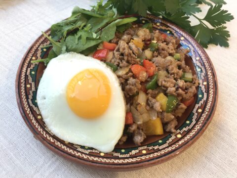 イベント名：季節の特別講座！8月3回目：テーマ「夏のスパーシー料理Ⅱ」ガパオライス献立