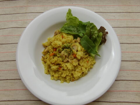 イベント名：毎日のおうちごはん講座　2月1回目：テーマ「炊飯器で簡単ピラフ」