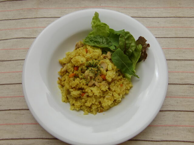 イベント名：毎日のおうちごはん講座　2月1回目：テーマ「炊飯器で簡単ピラフ」